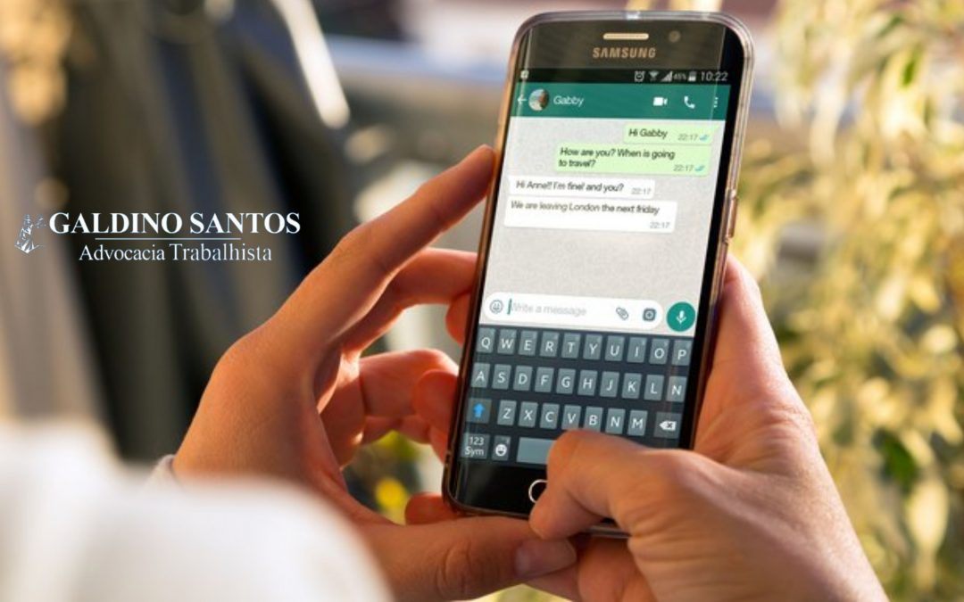 Whatsapp como prova de processo trabalhista